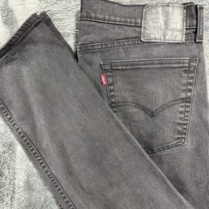 Levi's 505 Regular Fit Jeans Mens 36x30 Charcoal Gray Straight Leg 00505-1469